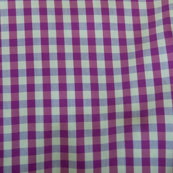 Sand Copenhagen Purple on Green Check Cotton Shirt - Picture 4 of 4
